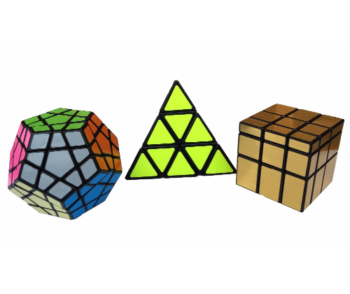 Conjunto Megaminx, Pyraminx e Mirror Blocks