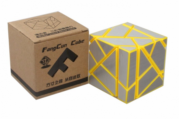 Cubo FangCun Ghost Amarelo/Prata