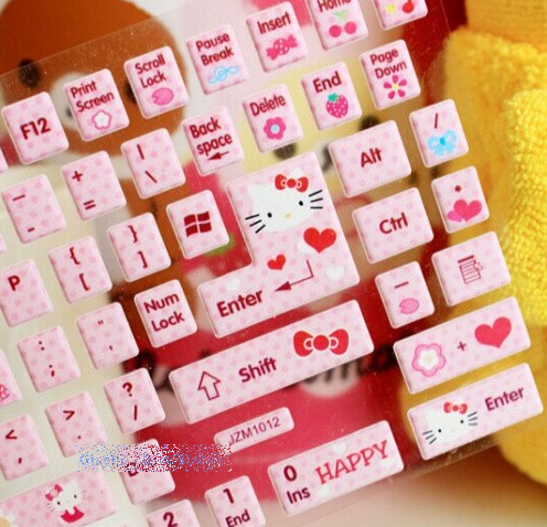 Adesivos de Teclado Hello Kitty