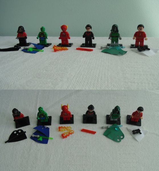 Conjunto Bonecos Lego 6 peças